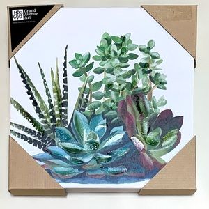 Succulent Canvas Wall Art